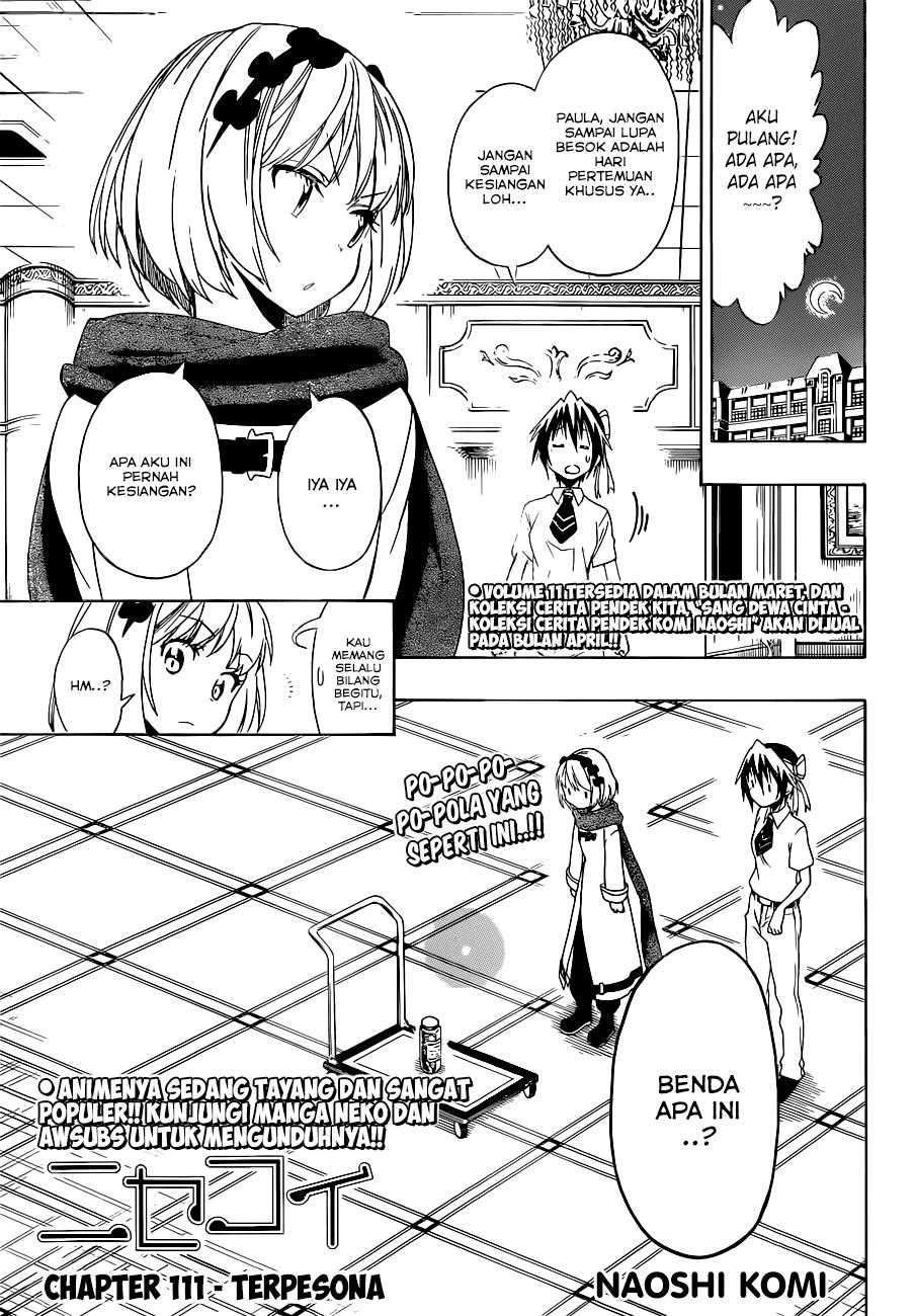 Nisekoi Chapter 111