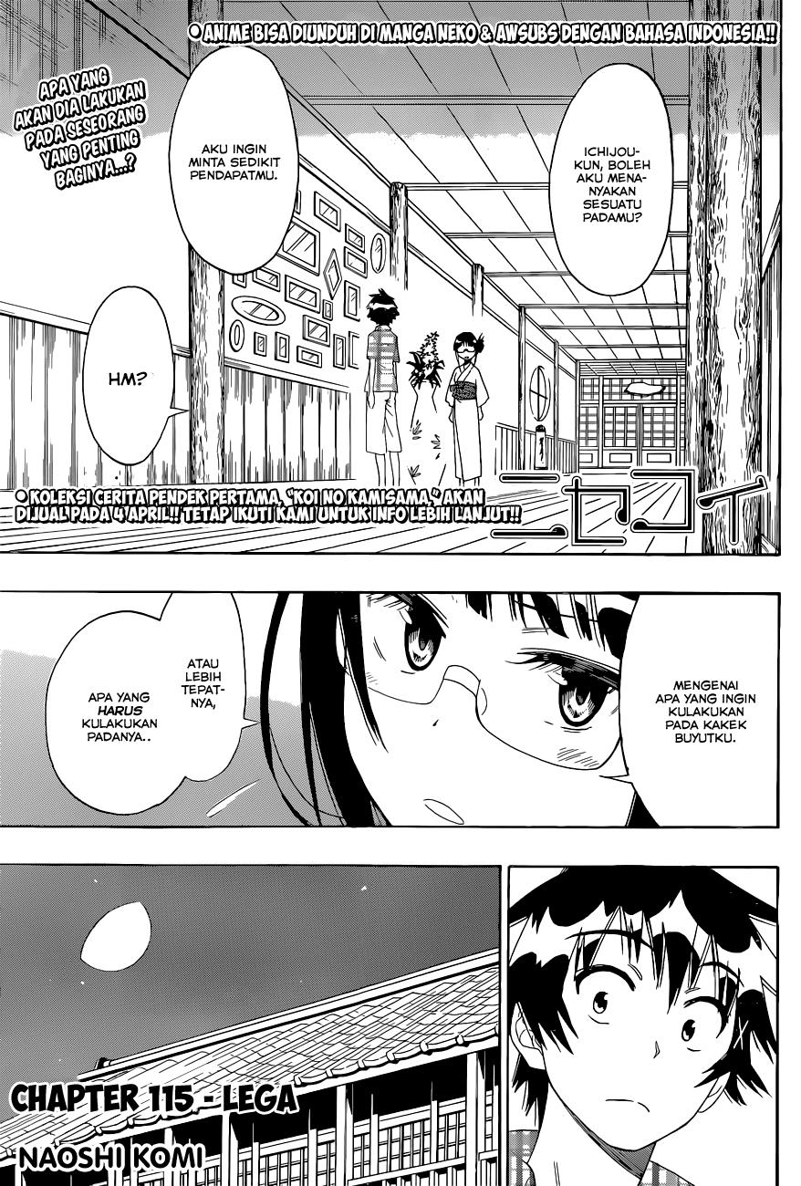 Nisekoi Chapter 115