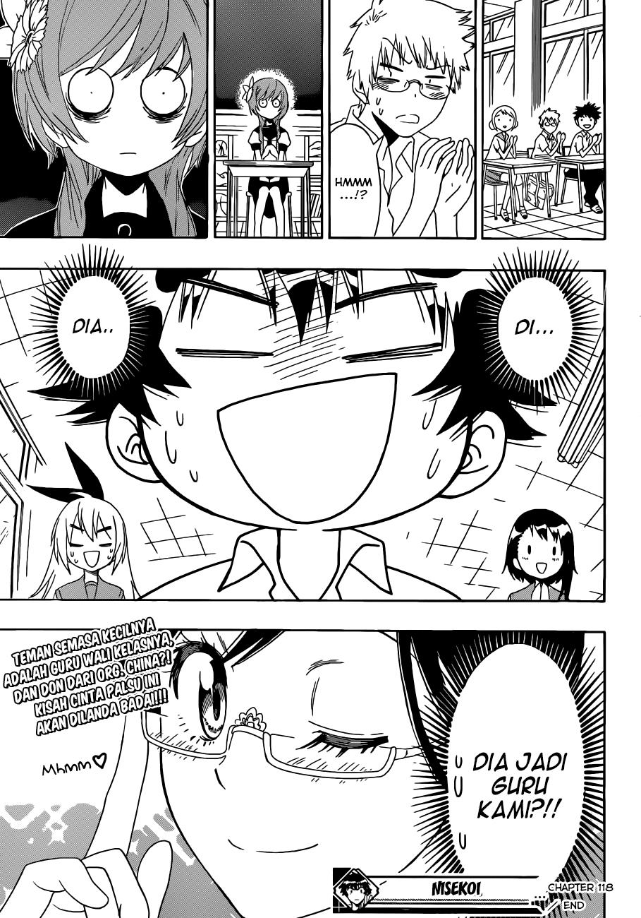 Nisekoi Chapter 118