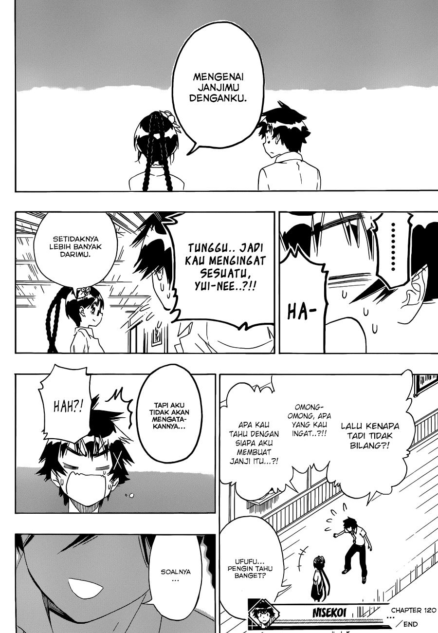 Nisekoi Chapter 120