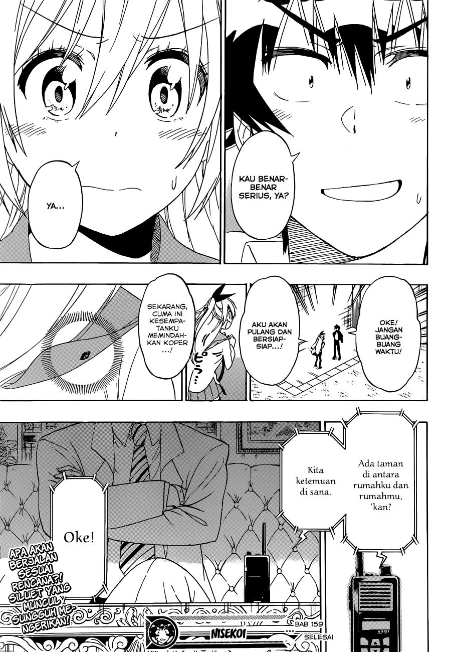 Nisekoi Chapter 159