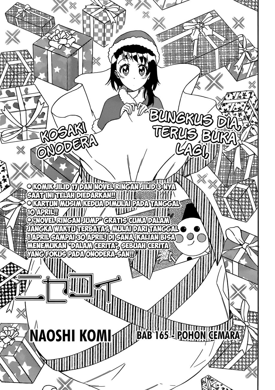 Nisekoi Chapter 165