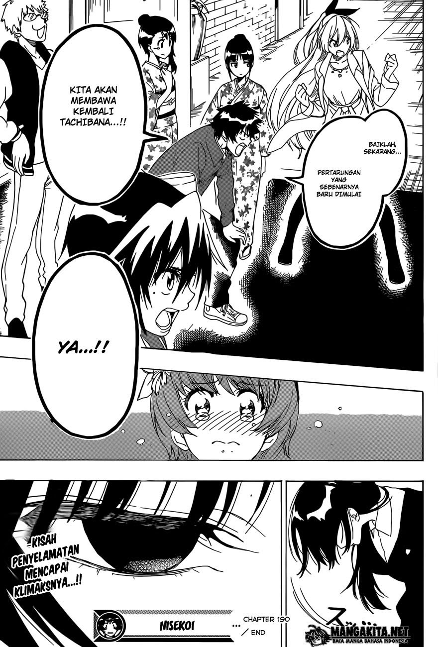 Nisekoi Chapter 190