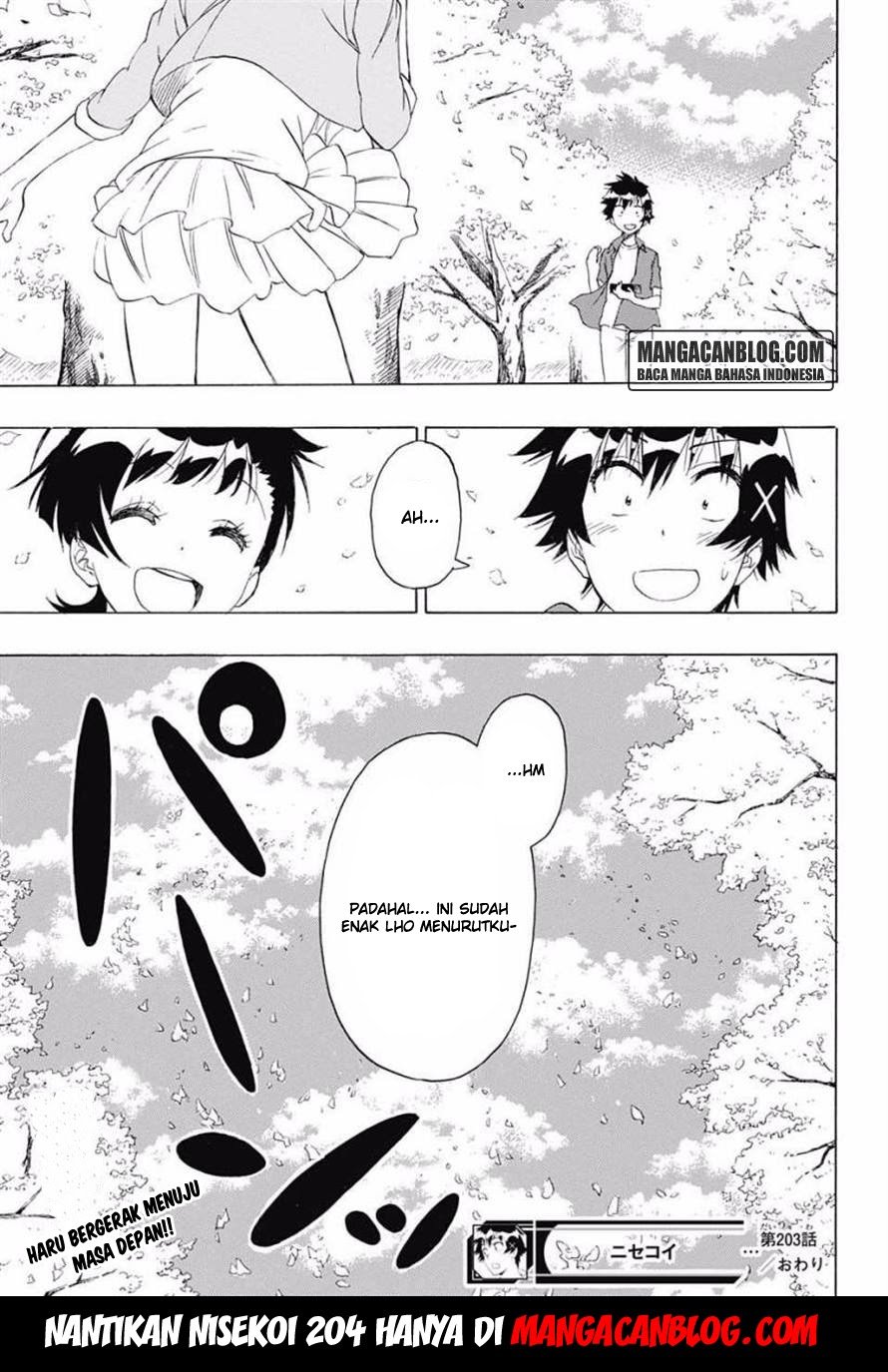 Nisekoi Chapter 203