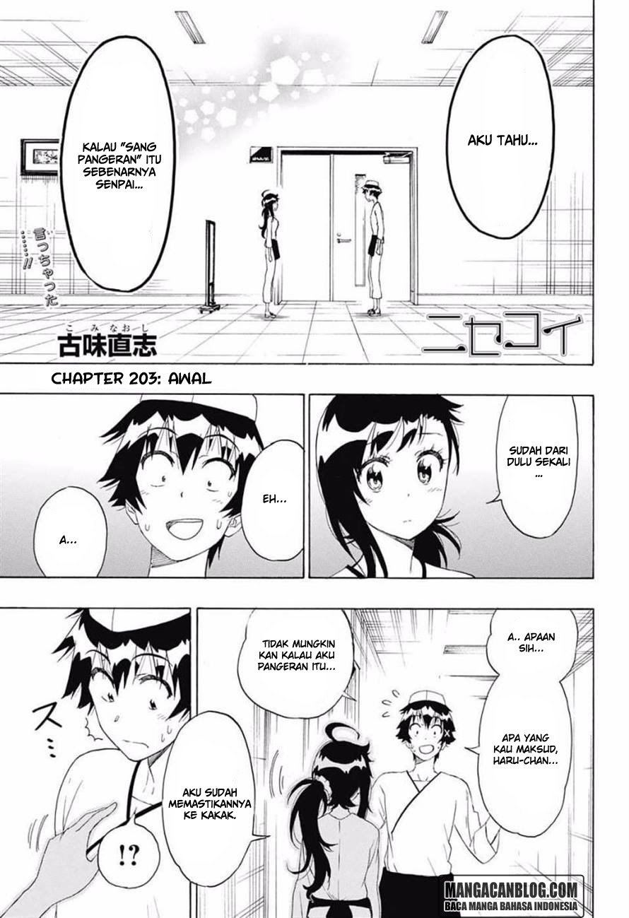 Nisekoi Chapter 203