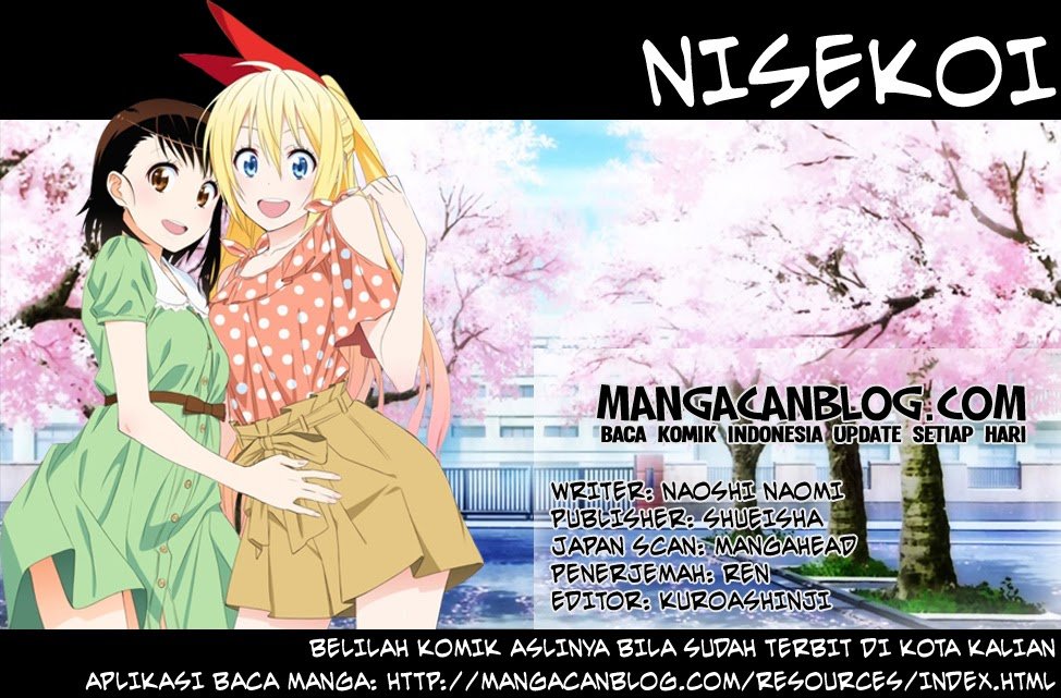 Nisekoi Chapter 204