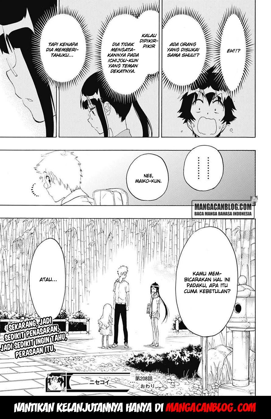 Nisekoi Chapter 208