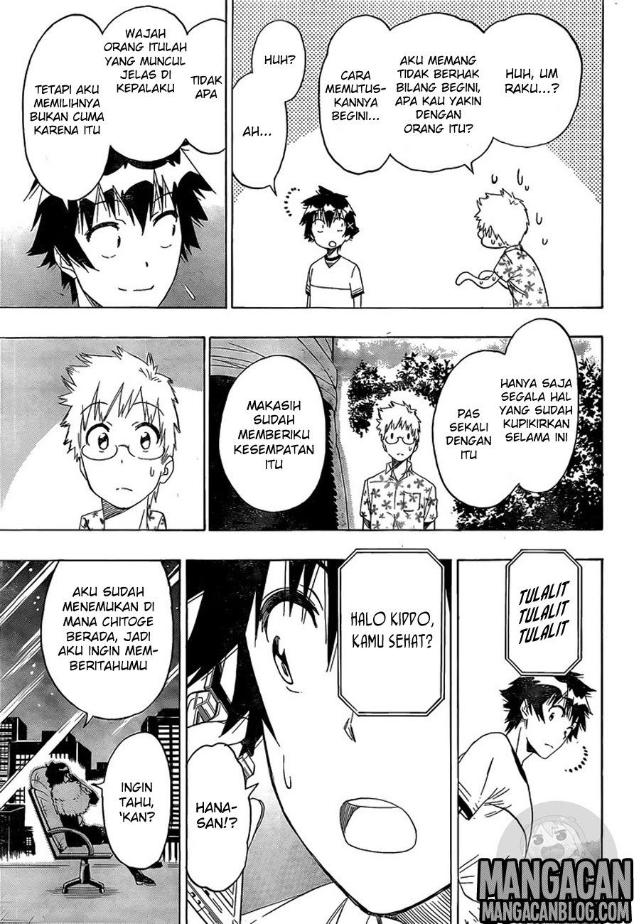 Nisekoi Chapter 217