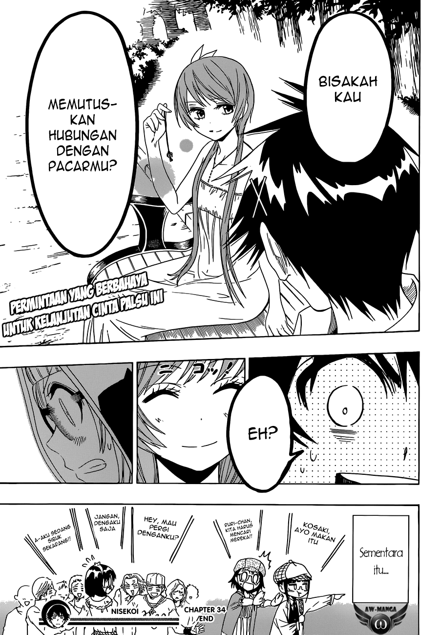 Nisekoi Chapter 34