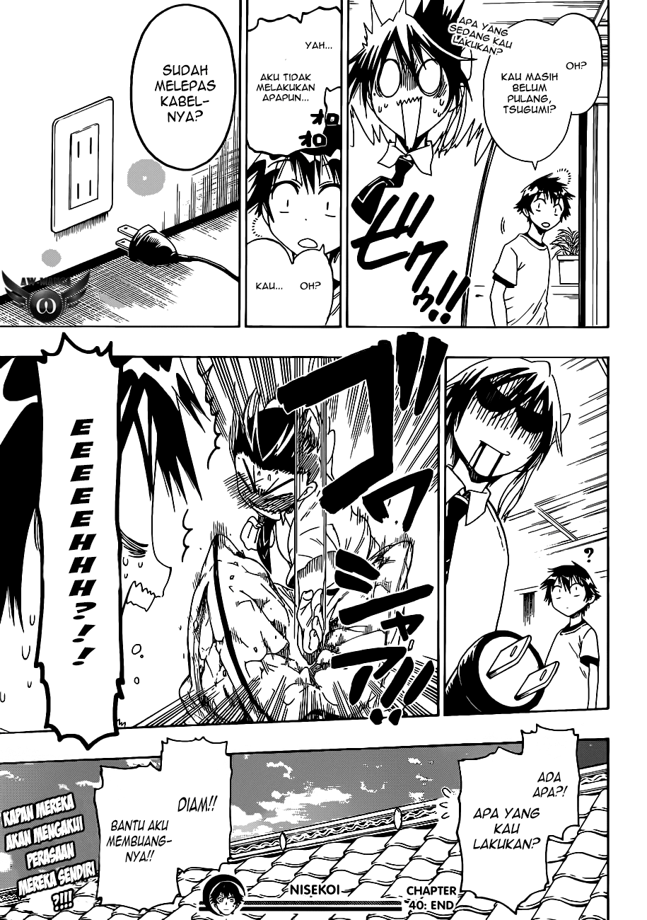 Nisekoi Chapter 40