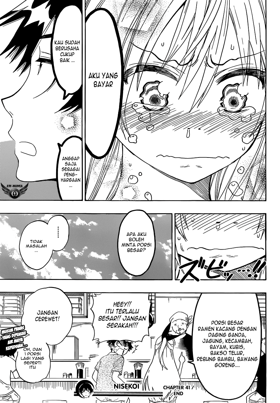 Nisekoi Chapter 41