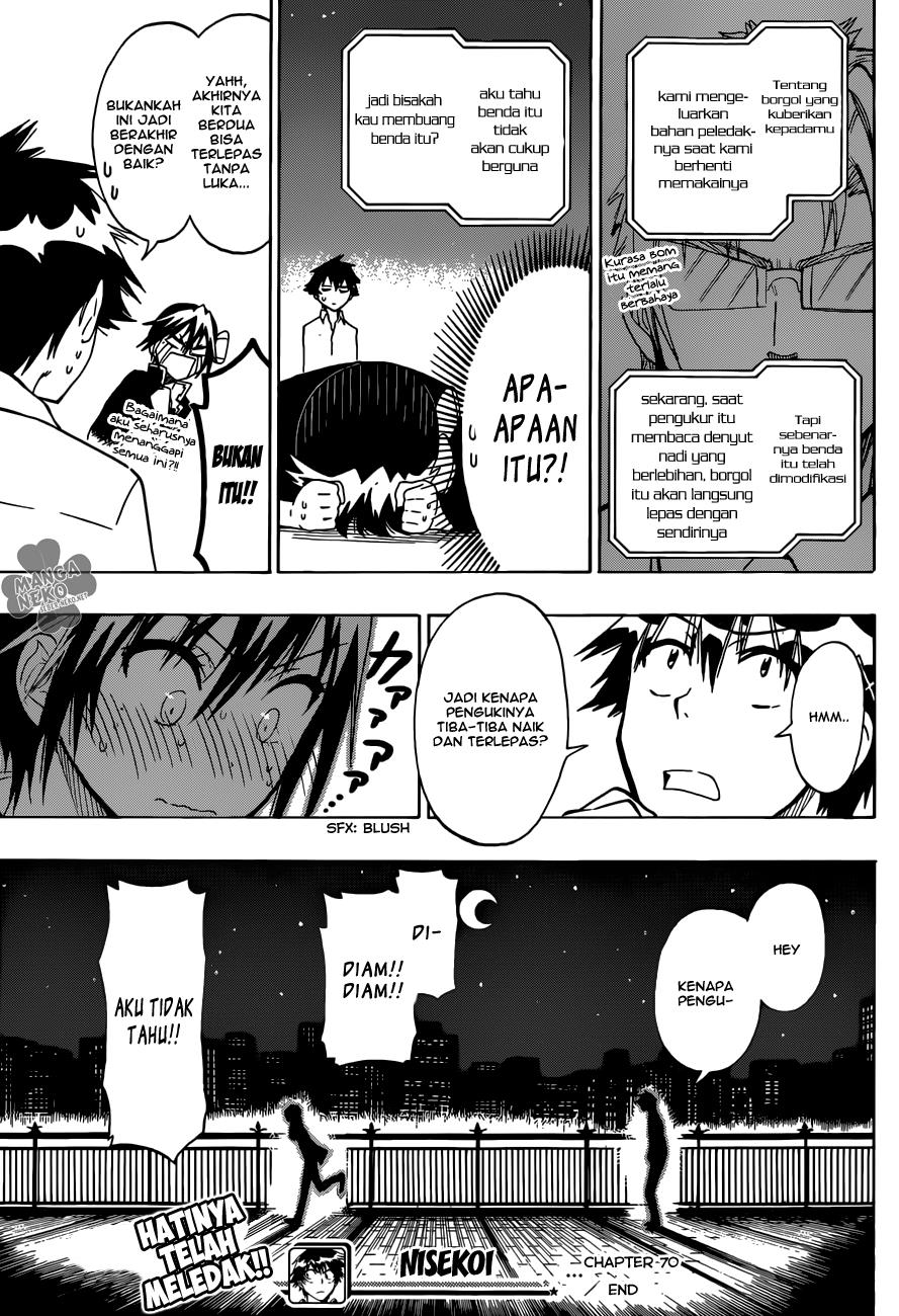 Nisekoi Chapter 70