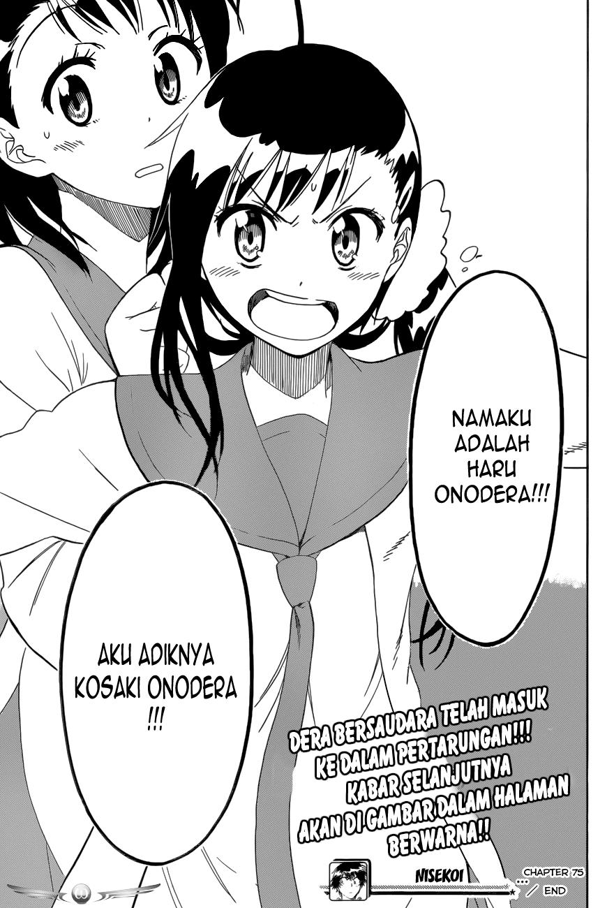 Nisekoi Chapter 75