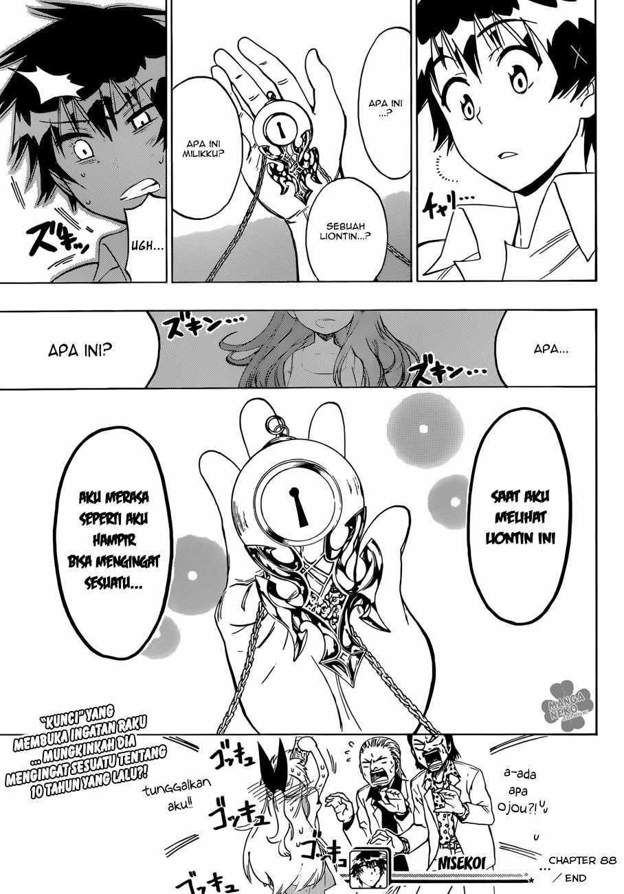 Nisekoi Chapter 88