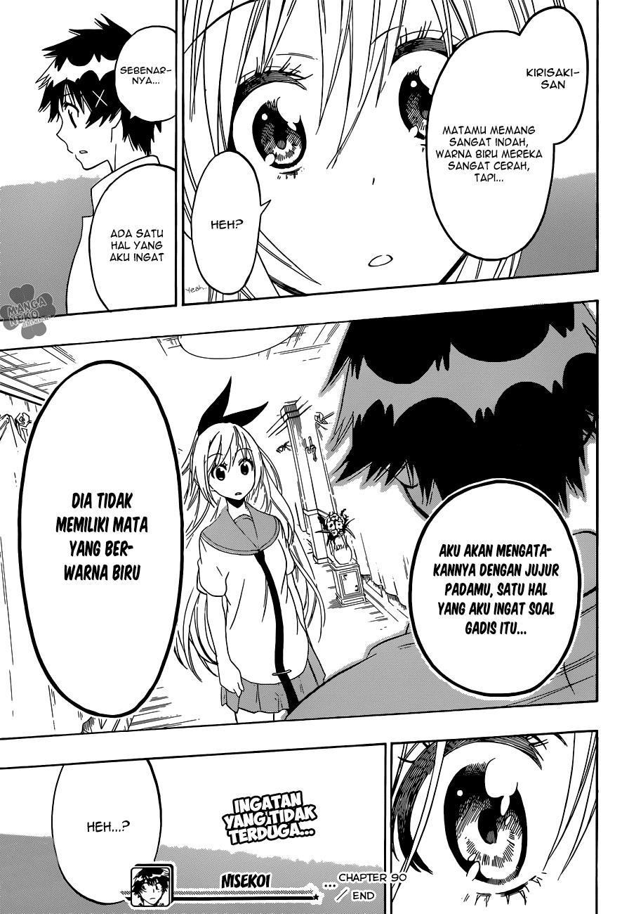 Nisekoi Chapter 90