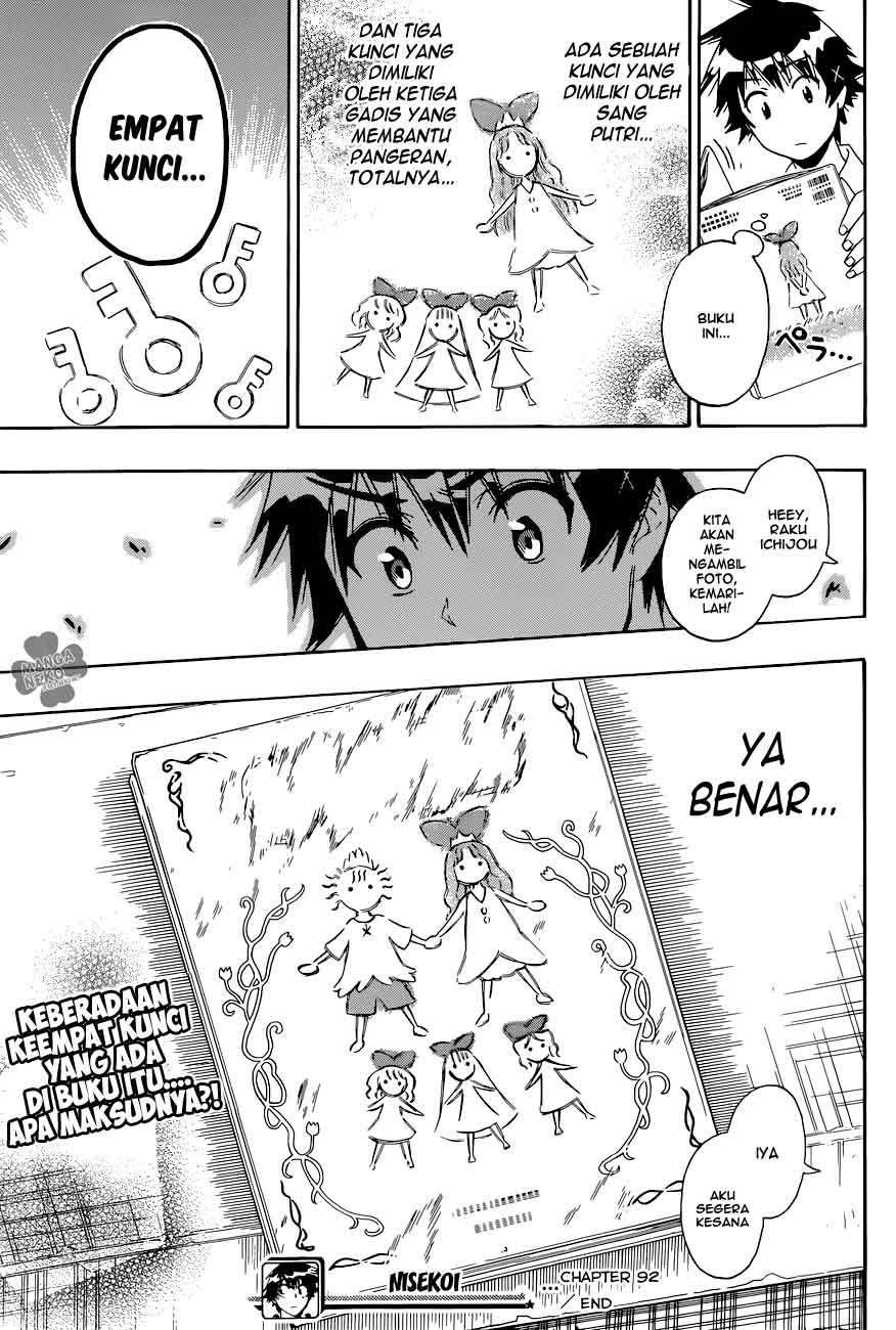 Nisekoi Chapter 92