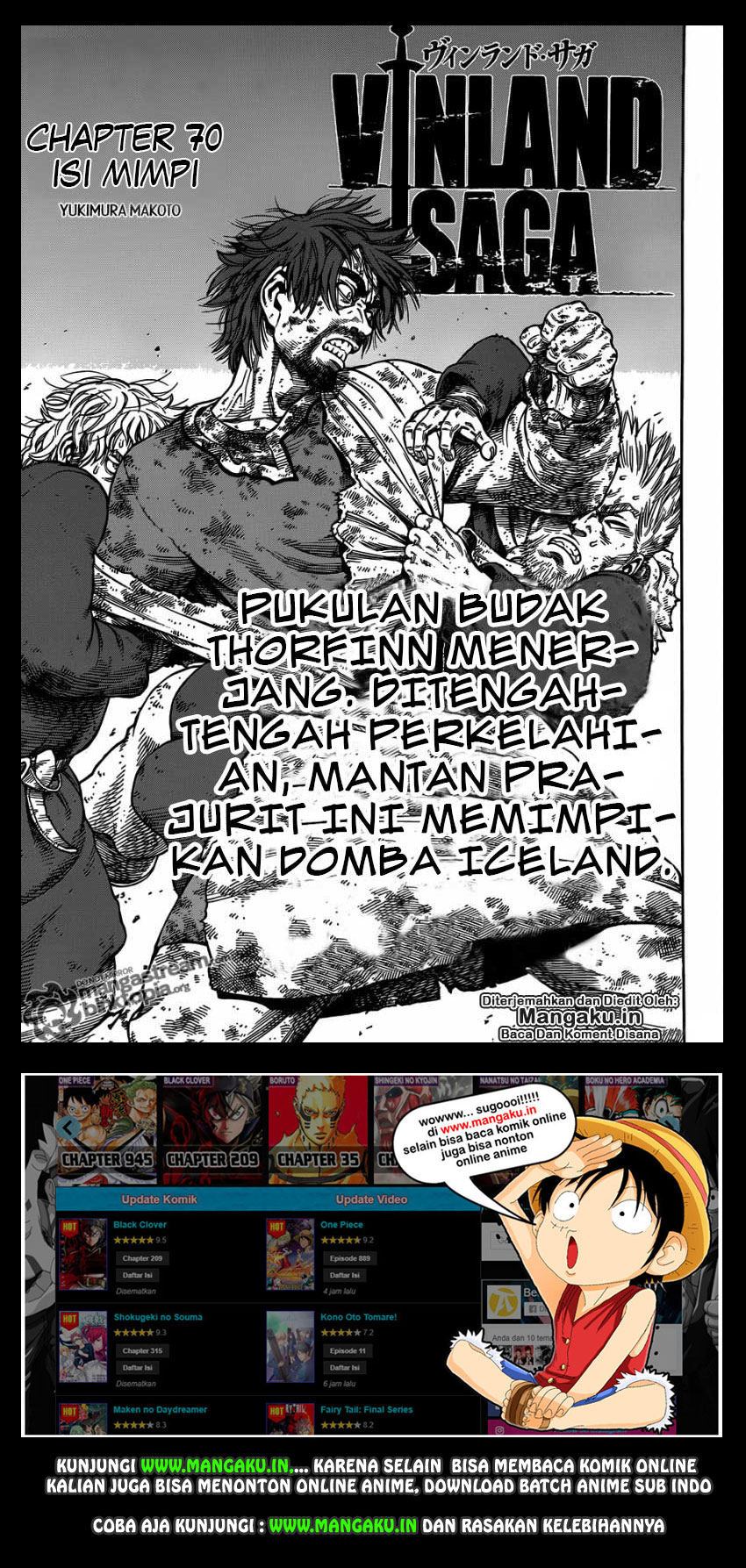 Vinland Saga Chapter 70