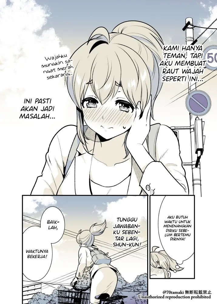 Osananajimi ga Hisabisa ni Saikai Shitara Otagai Kyonyuu ni Natteta Chapter 12