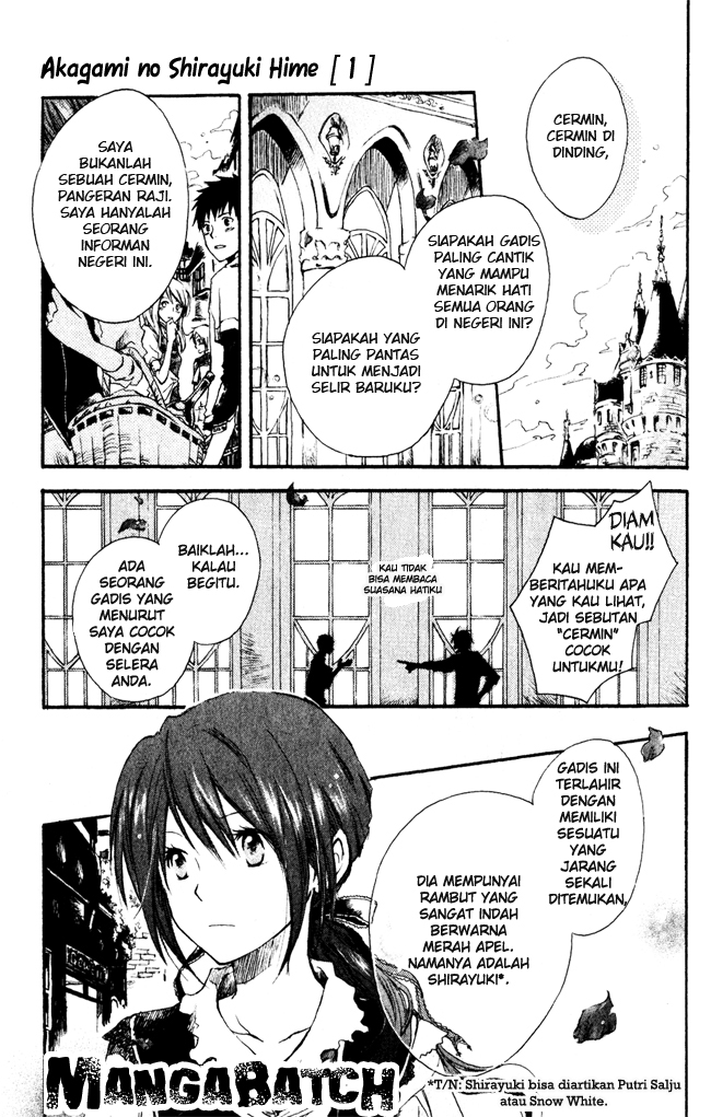 Akagami no Shirayukihime Chapter 1