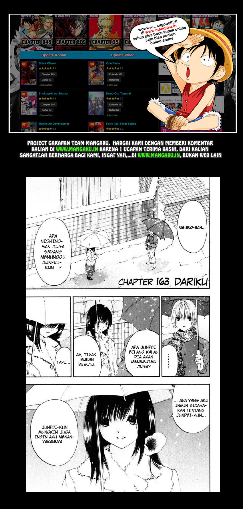 Ichigo 100% Chapter 163