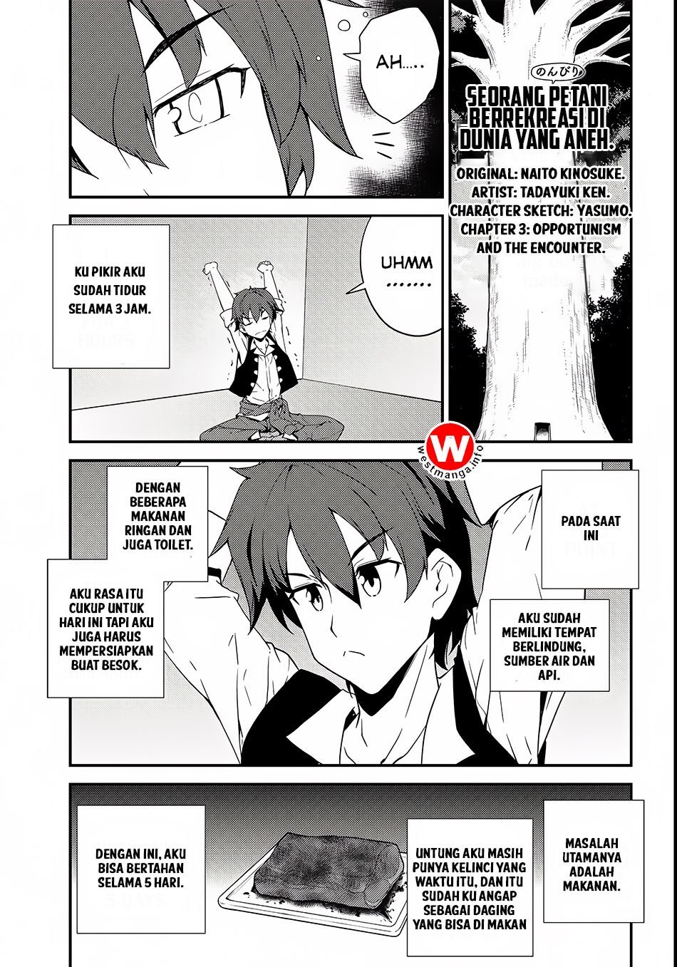 Isekai Nonbiri Nouka Chapter 3