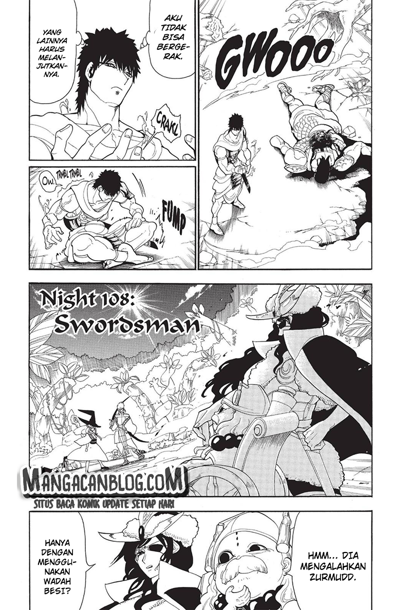 Magi Chapter 108