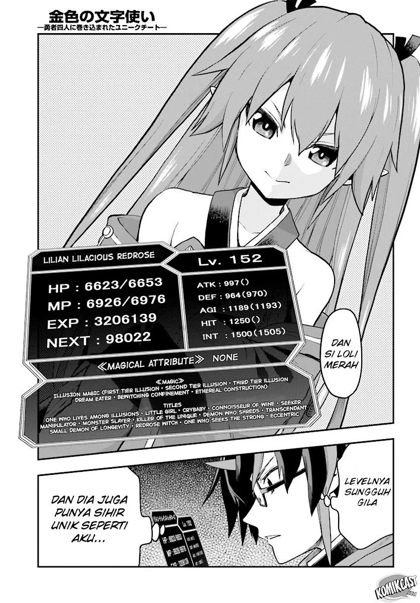 Konjiki no Moji Tsukai Chapter 40