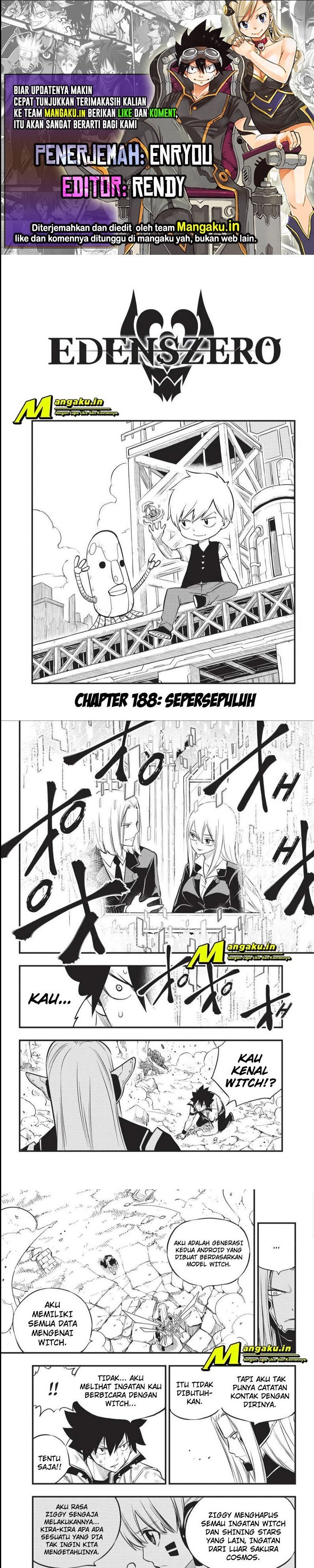 Eden’s Zero Chapter 188