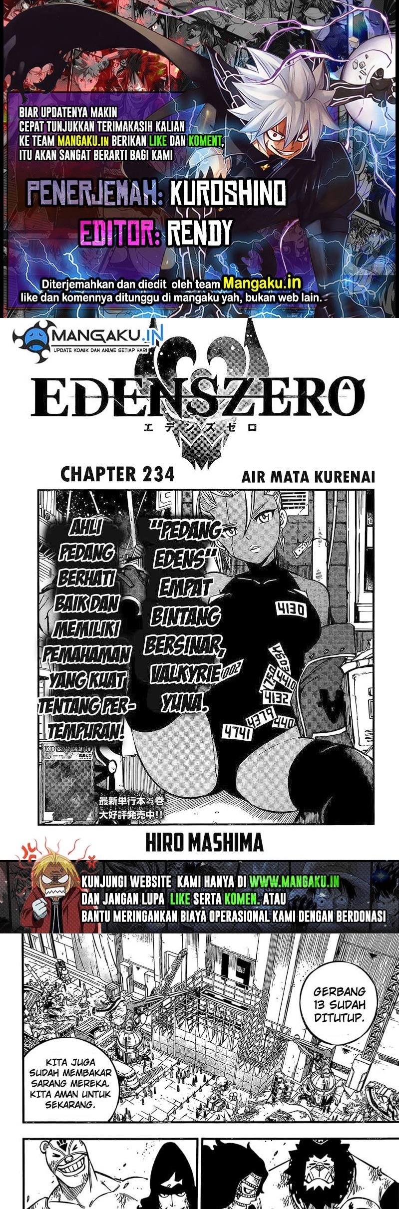 Eden’s Zero Chapter 234