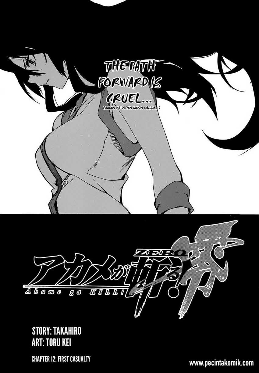 Akame ga KILL! Zero Chapter 12