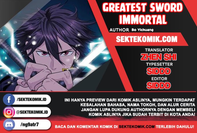 Greatest Sword Immortal Chapter 60