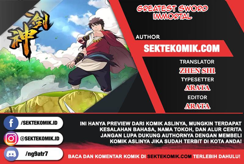 Greatest Sword Immortal Chapter 85