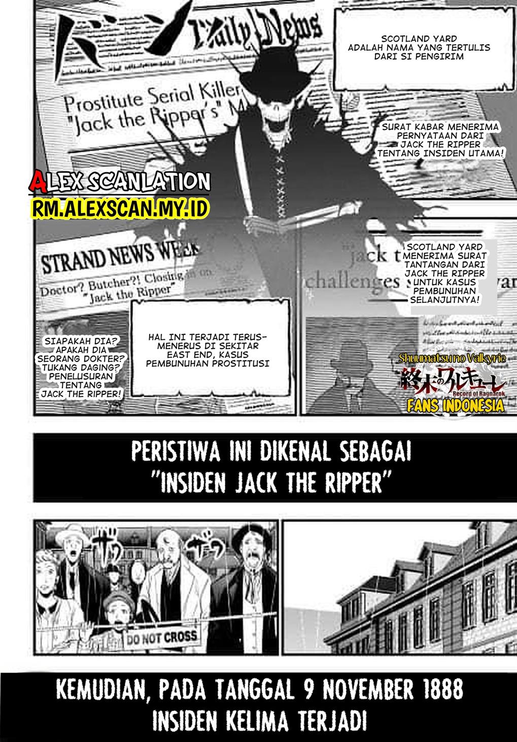 Shuumatsu no Valkyrie Kitan – Jack the Ripper no Jikenbo Chapter 1