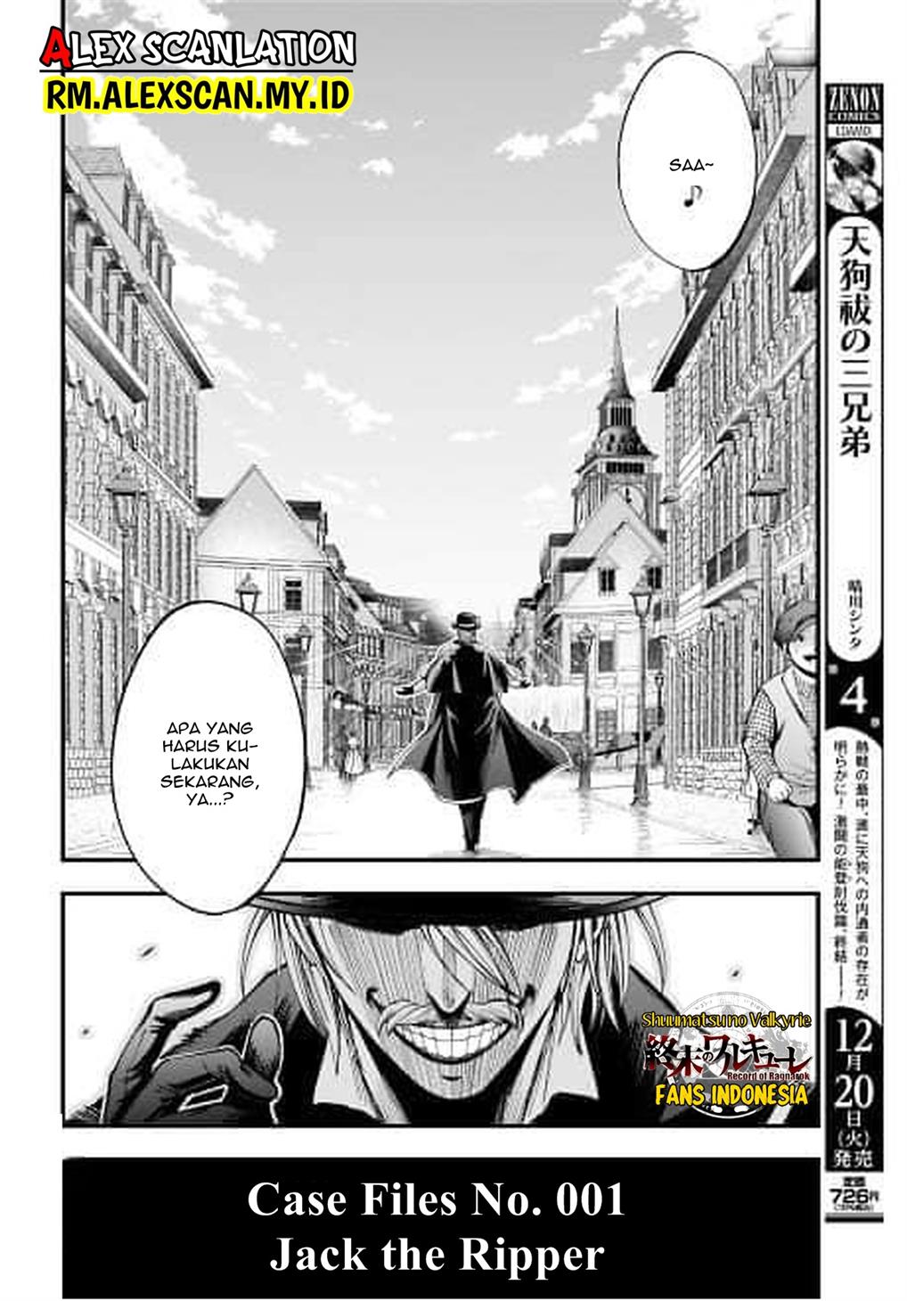 Shuumatsu no Valkyrie Kitan – Jack the Ripper no Jikenbo Chapter 1