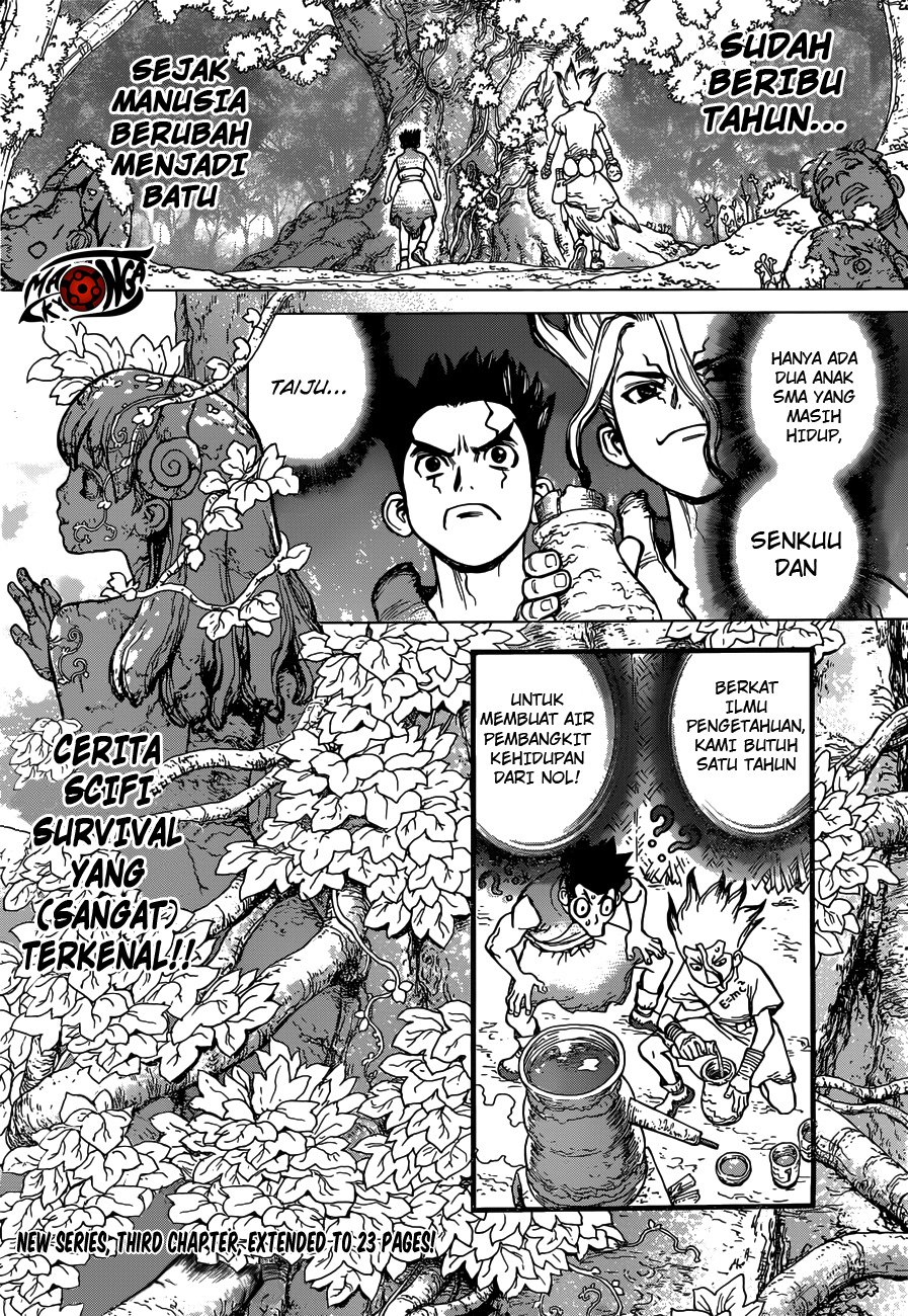 Dr. Stone Chapter 3