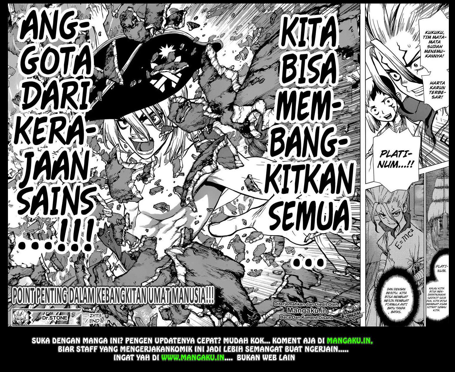 Dr. Stone Chapter 113