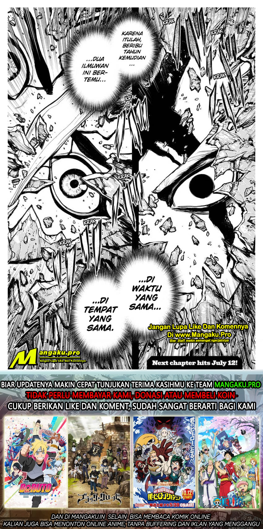 Dr. Stone Chapter 157