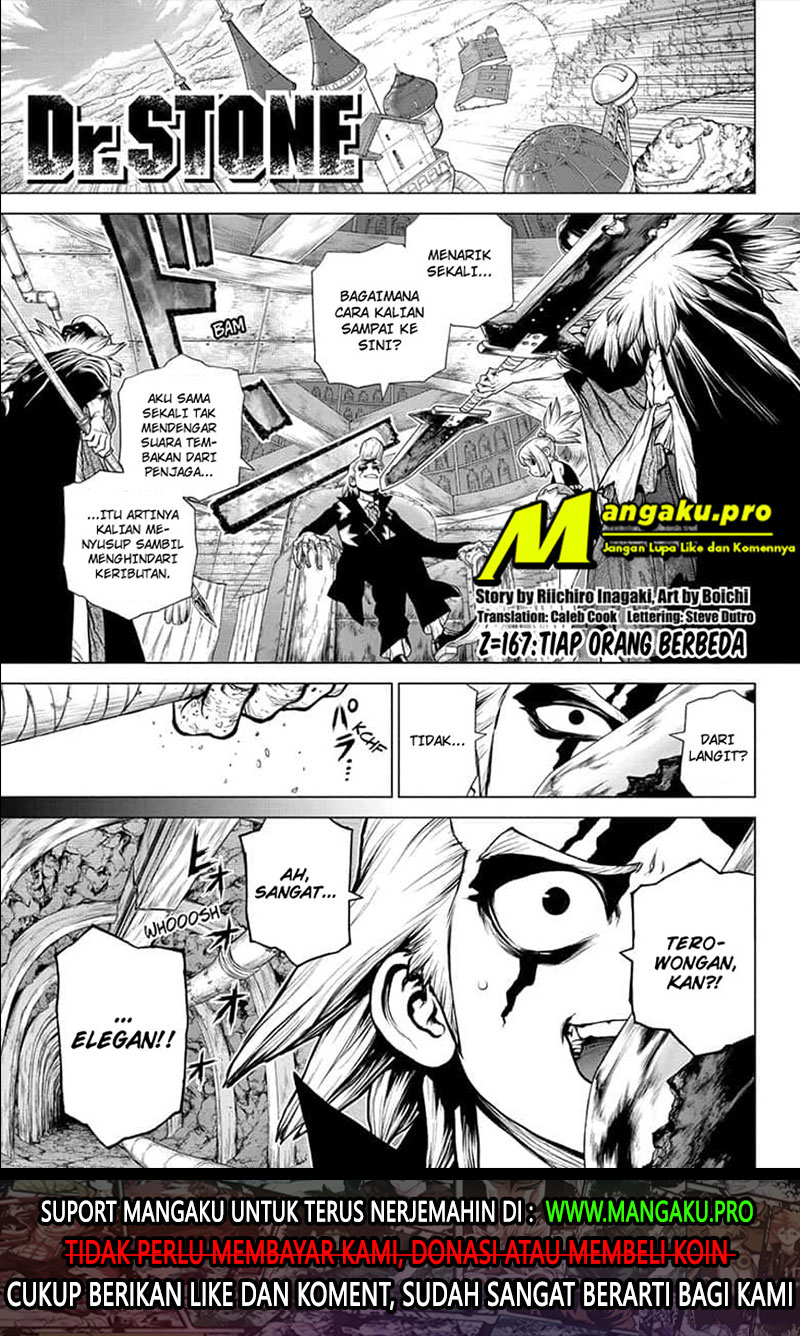 Dr. Stone Chapter 167