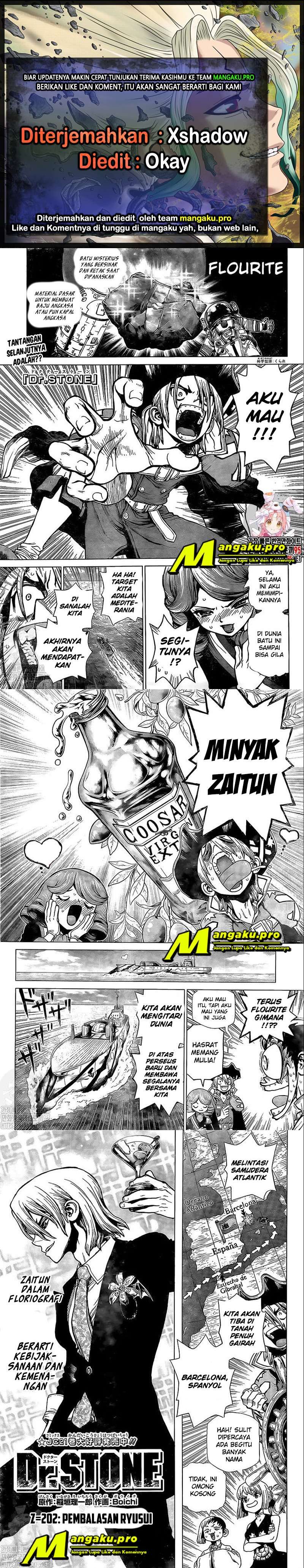 Dr. Stone Chapter 202