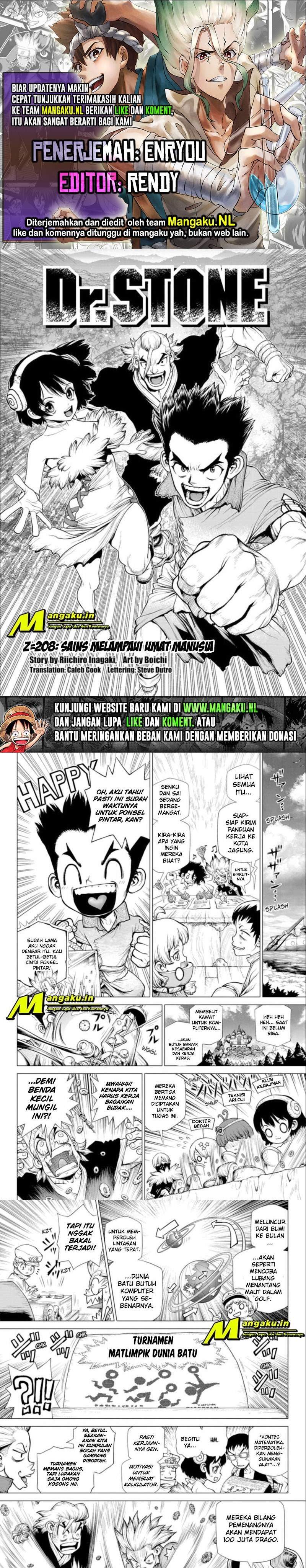 Dr. Stone Chapter 208