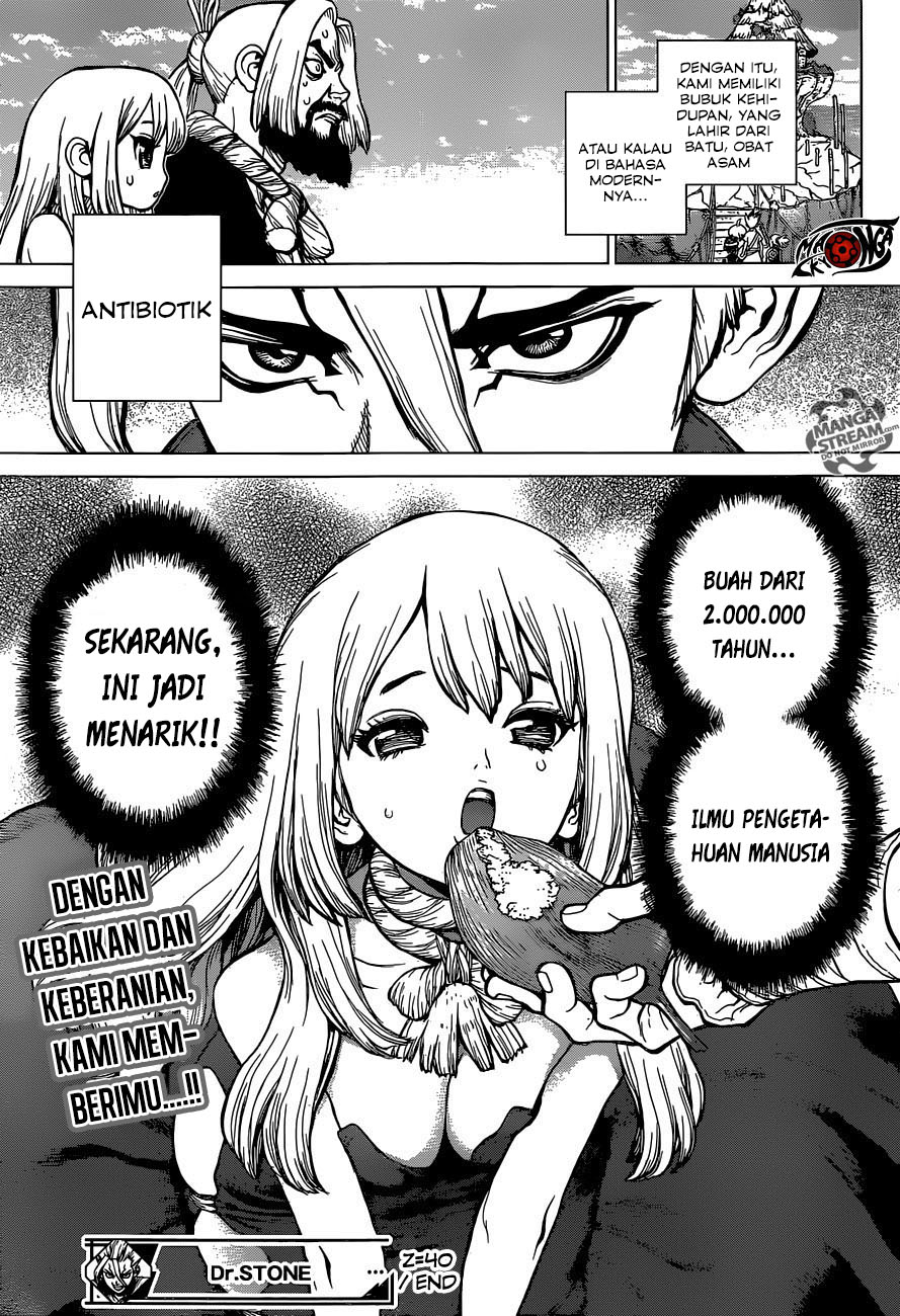 Dr. Stone Chapter 40