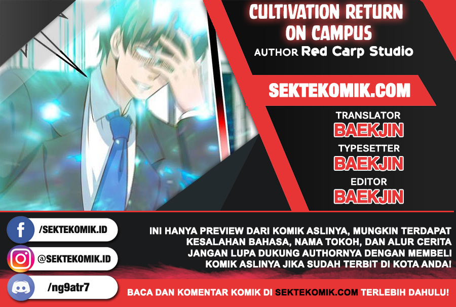 Cultivation Return on Campus Chapter 140