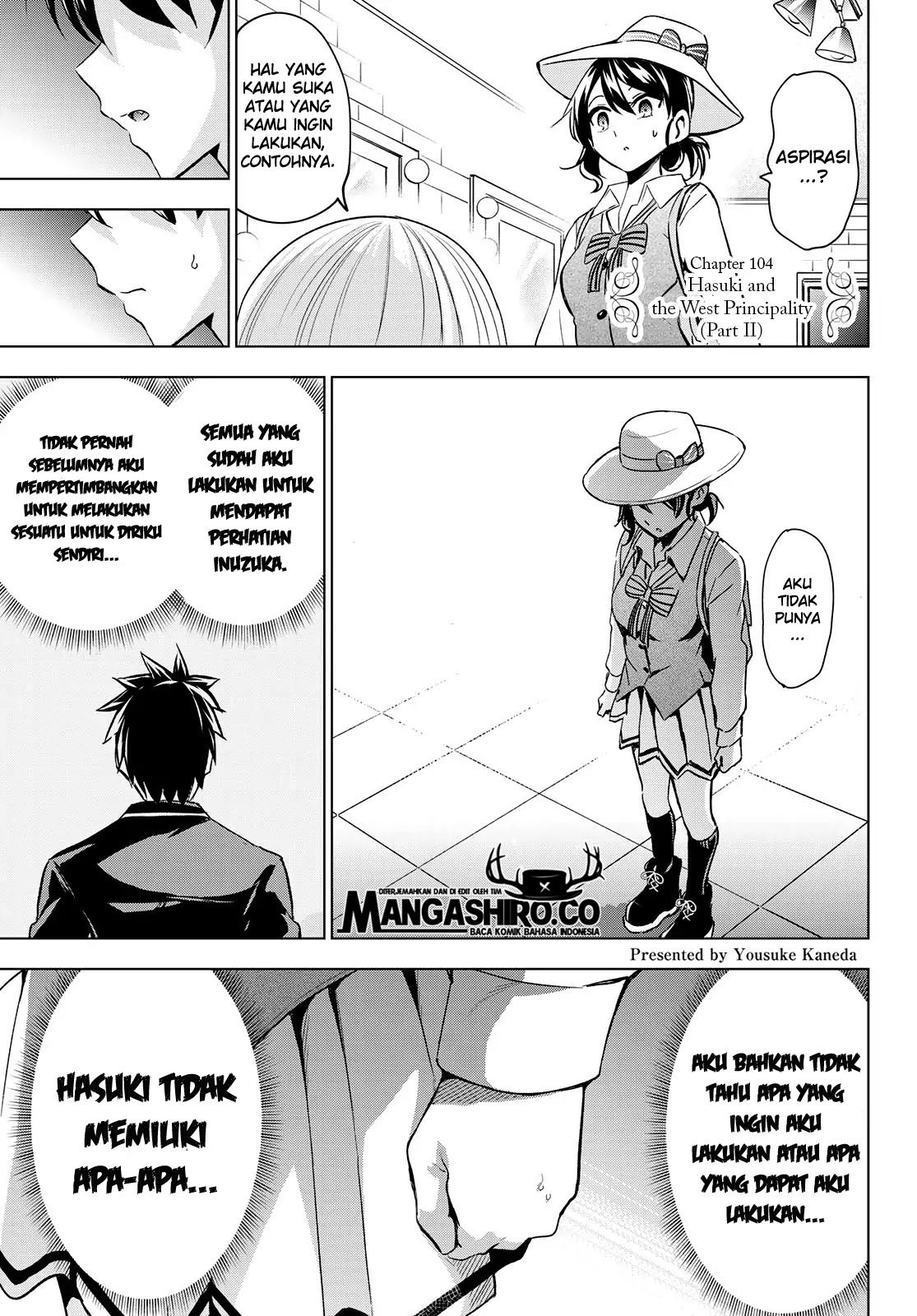 Kishuku Gakkou no Juliet Chapter 104