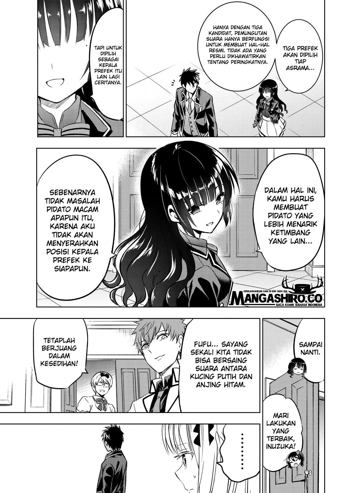 Kishuku Gakkou no Juliet Chapter 80