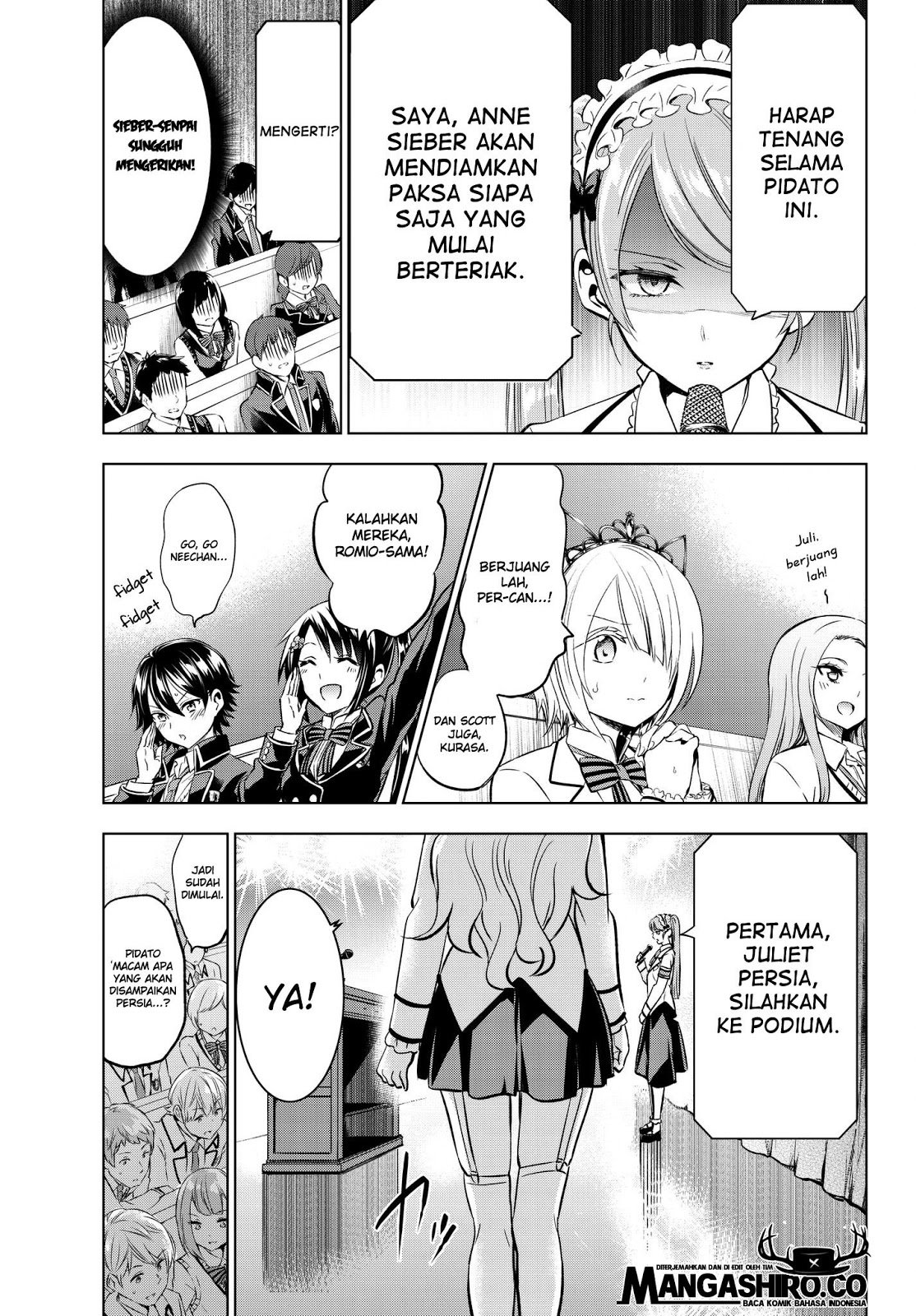 Kishuku Gakkou no Juliet Chapter 80