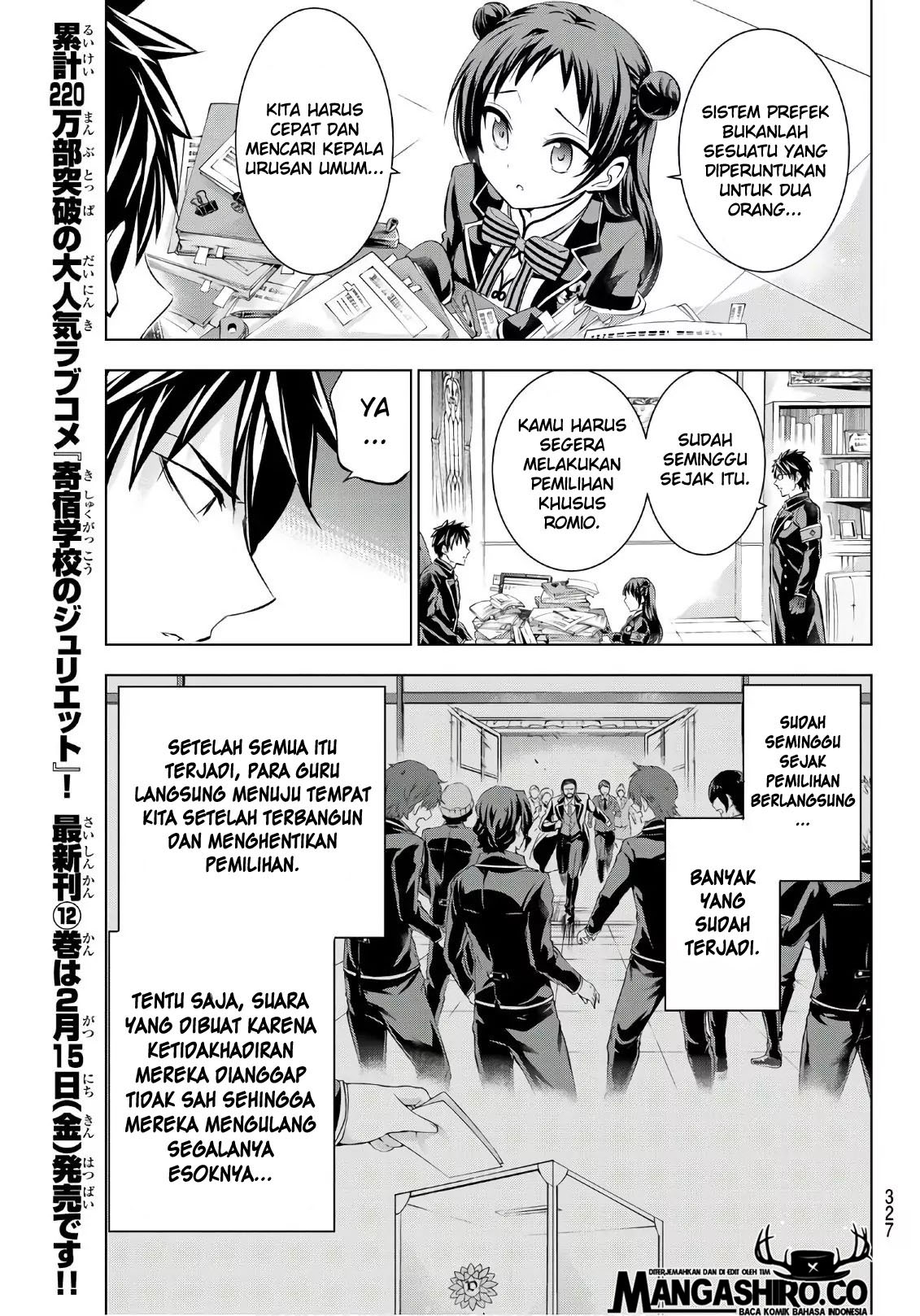 Kishuku Gakkou no Juliet Chapter 90