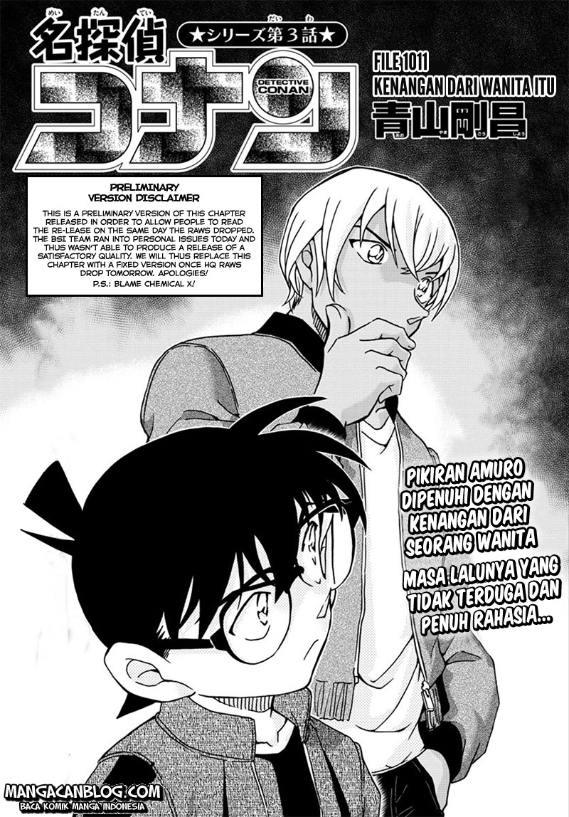 Detective Conan Chapter 1011