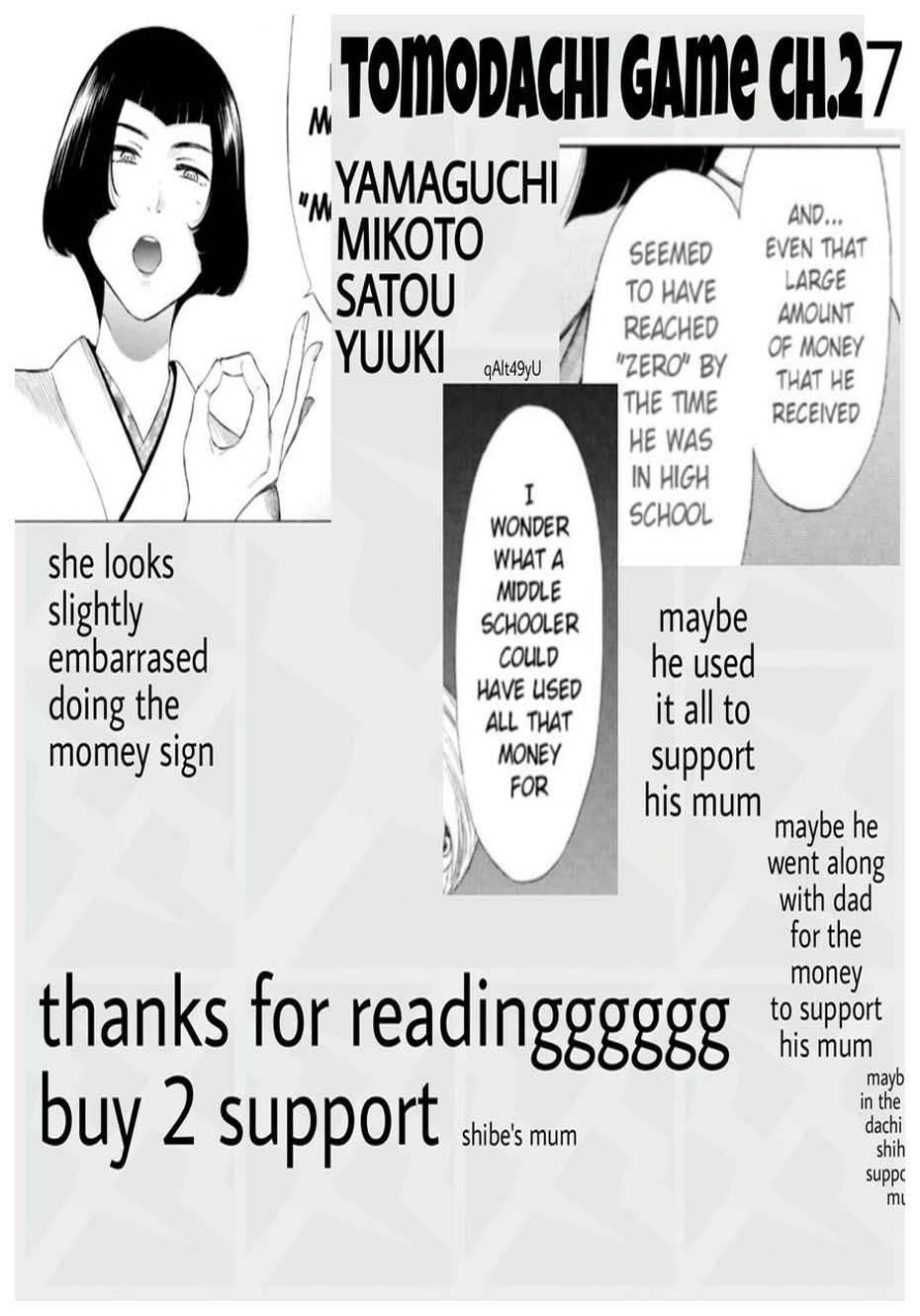 Tomodachi Game Chapter 27