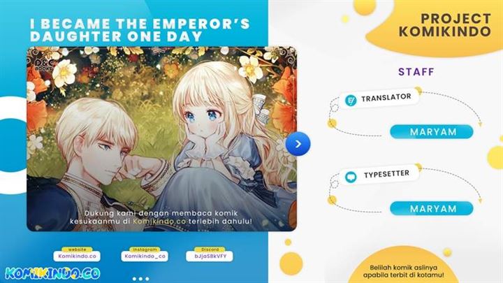 I Became The Emperor’s Daughter One Day Chapter 61