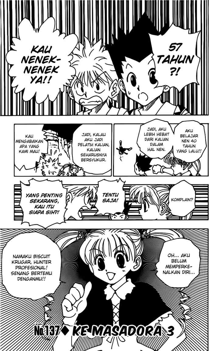 Hunter x Hunter Chapter 137